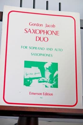 Jacob G - Saxophone Duo for Soprano & Alto Saxophones