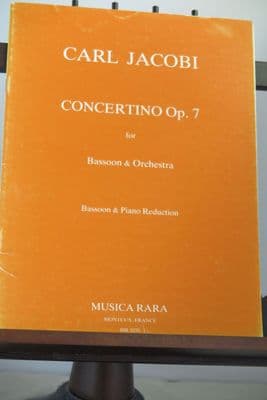 Jacobi C - Concertino Op 7 for Bassoon & Piano arr ?