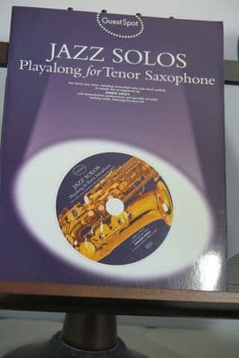 Jazz Solos Playalong for Tenor Saxophone arr Lesley S