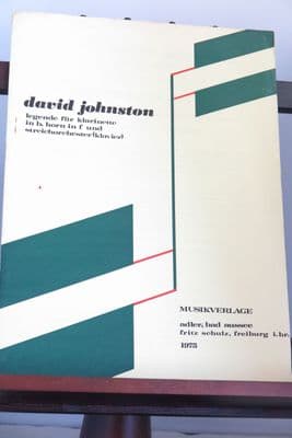 Johnston D - Legende for Clarinet Horn & Piano