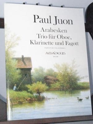 Juon P - Arabesques - Trio Op 73 for Oboe Clarinet & Bassoon