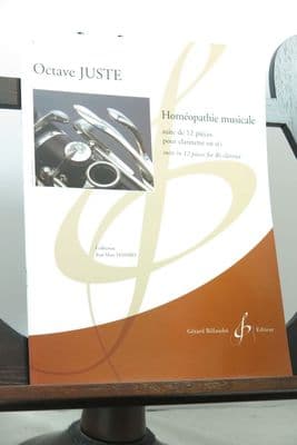 Juste O - Homeopathie Musicale - Suite in 12 Pieces for B Flat Clarinet