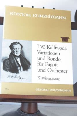 Kalliwoda J W - Variations & Rondo Op 57 for Bassoon & Piano arr Steinbeck H