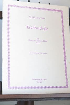 Karg-Elert S - Study School Op 41 for Oboe or Cor Anglais