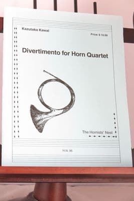 Kawai K - Divertimento for Horn Quartet