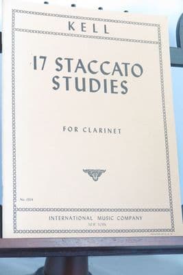 Kell R - 17 Staccato Studies for Clarinet
