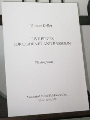 Keller H - Five Pieces for Clarinet and Bassoon