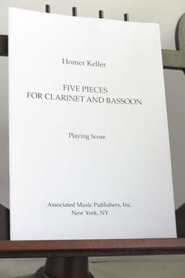 Keller H - Five Pieces for Clarinet & Bassoon