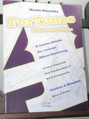 Klaschka M - Fortunes for Four Winds - 11 Easy Pieces for Any Combination of Wind Instruments