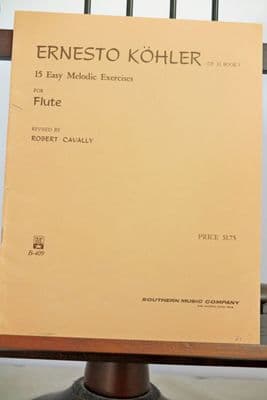 Kohler E - 15 Easy Melodic Exercises Op 33 Book 1 for Flute
