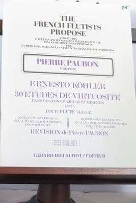 Kohler E - 30 Virtuoso Studies Op 75 Vol 1 Nos 1-10 for Solo Flute