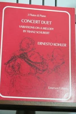 Kohler E - Concert Duet Op 67 - Variations on a Melody by Franz Schubert
