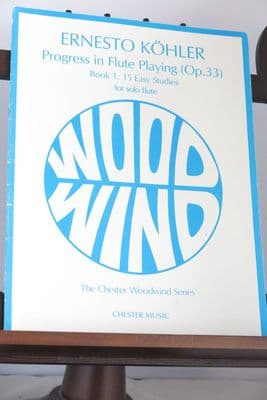 Kohler E - Progress In Flute Playing Op 33 Book 1 - 15 Easy Studies