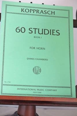 Kopprasch C - 60 Studies for Horn Book 1 (Nos 1 - 34)