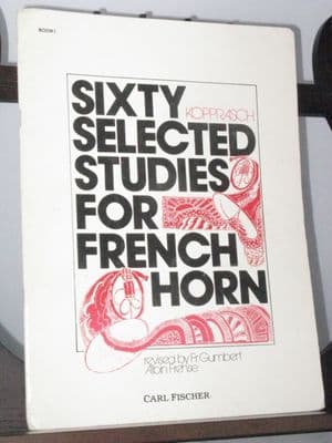 Kopprasch C - Sixty Selected Studies for French Horn Vol 1 Nos 1-34
