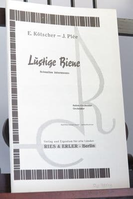 Kotscher E & Plee J - Lustige Biene - Schnelles Intermezzo for Salon Orchestra