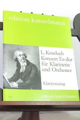 Kozeluch L - Concerto in E Flat for Clarinet & Piano arr Palfalvi J