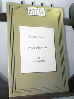 Kramer T - Aphorismen for 4 Bassoons
