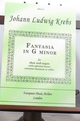 Krebs J L - Fantasia in G Minor for Oboe & Organ