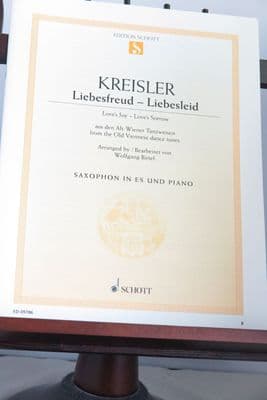 Kreisler F - Liebesfreud for E Flat Saxophone & Piano