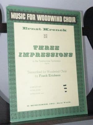 Krenek E - Three Impressions Op 83 arr Erickson F
