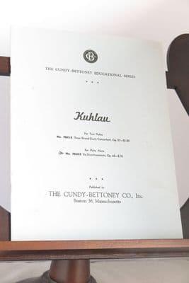 Kuhlau F - Six Divertissements Op 68 for Solo Flute