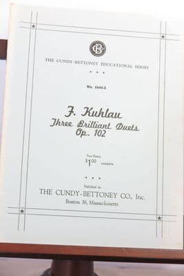 Kuhlau F - Three Brilliant Duos Op 102 [INCOMPLETE]