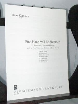 Kummer H - Eine Hand voll Feldblumen Op 33 for Clarinet & Piano