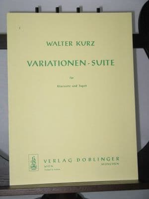 Kurz W - Variationen - Suite for Clarinet & Bassoon