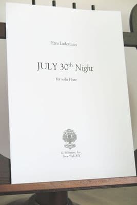 Laderman E - July 30 th Night for Solo Flute