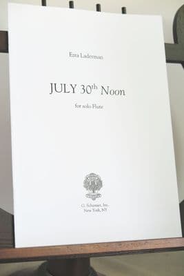 Laderman E - July 30 th Noon for Solo Flute