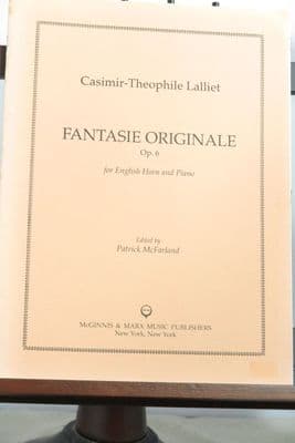 Lalliet C-T - Fantaisie Originale Op 6 for English Horn (Cor Anglais) & Piano
