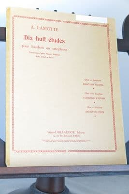 Lamotte A - Eighteen Studies for Oboe or Saxophone