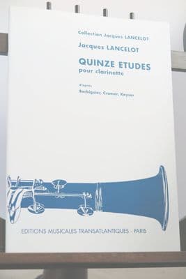 Lancelot J - 15 Studies for Clarinet after Berbiguier, Cramer, Kayser