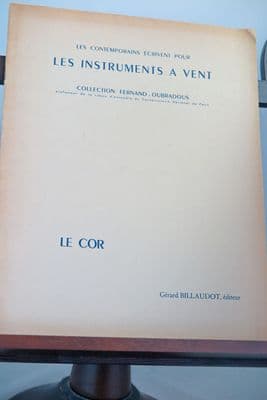 Le Cor - Works for Horn & Piano ed Oubrados F