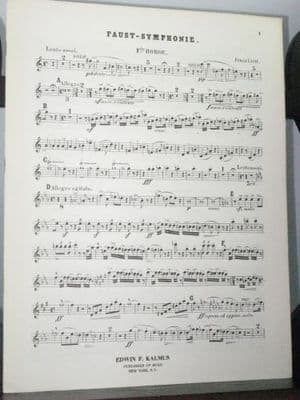 Liszt F - Faust Symphony Oboe 1 Part