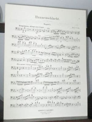 Liszt F - Hunnenschlacht (Battle of the Huns) Bassoon 1 Part