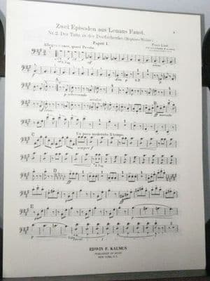 Liszt F - Mephisto Waltz No 1 Der Tanz in der Dorfschenke Bassoon 1 Part