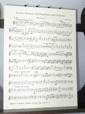 Liszt F - Piano Concerto No 2 Clarinet 1 Part