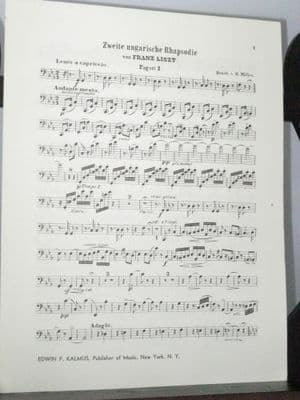 Liszt F - Second Hungarian Rhapsody Bassoon 1 Part