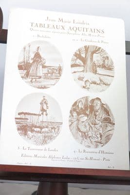 Londeix J-M - La Gardeuse de Porcs - No 2 from Tableaux Aquitains for Alto Saxophone & Piano