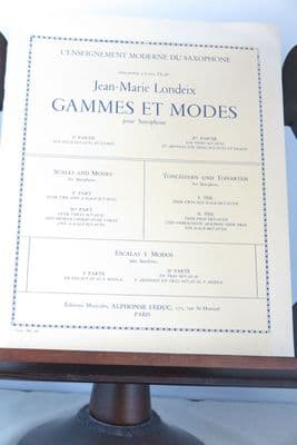 Londeix J-M - Scales and Modes Vol 1 (Over Two and a Half Octaves)