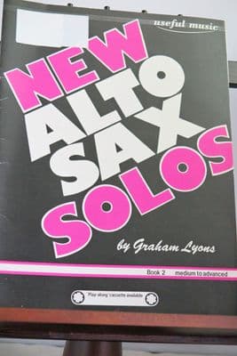 Lyons G - New Alto Sax Solos for Alto Saxophone & Piano Vol 2 Medium to Advanced