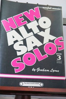 Lyons G - New Alto Sax Solos for Alto Saxophone & Piano Vol 3 Medium to Advanced