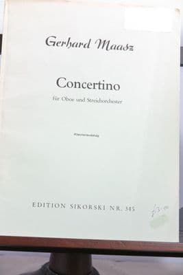 Maasz G - Concertino for Oboe & Piano