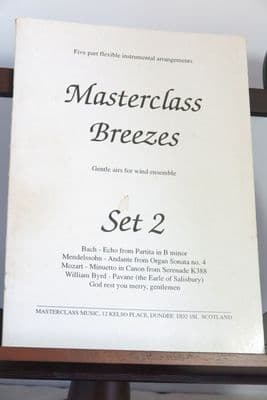 Masterclass Breezes Set 2 - Gentle Airs for Wind Ensemble arr Don N
