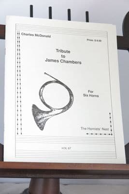 McDonald C - Tribute to James Chambers for 6 Horns
