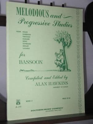 Melodious and Progressive Studies for Bassoon Book 2 ed Hawkins A