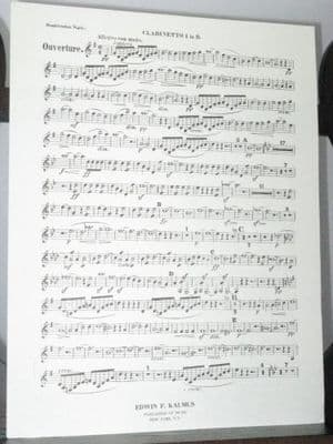 Mendelssohn F - Overture to The Fair Melusina Op 32 Oboe 1 Part