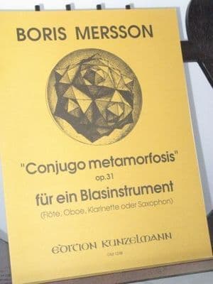 Mersson B - Conjugo Metamorfosis Op 31 for Solo Wind Instrument